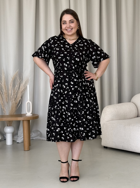Сукня міді літня жіноча Merlini Міскано 700001622 4XL-5XL Чорна від Rozetka на платформі USKIDKA Акція на Сукня міді літня жіноча Merlini Міскано 700001622 4XL-5XL Чорна від Rozetka