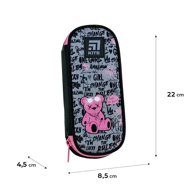 Пенал Kite Lucky Girl K24-599-1 - изображение 2
