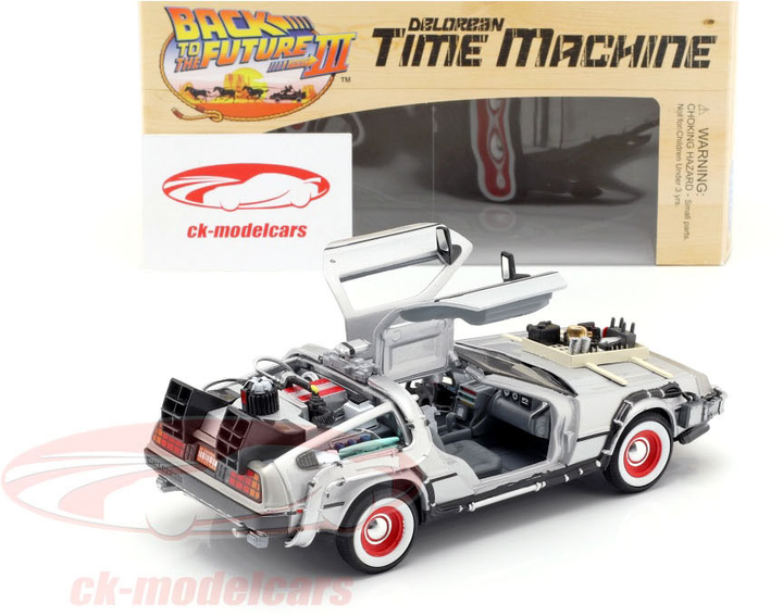 Auto Welly DeLorean Back to the Future III 1:24 130-22444 (4891761124441) - obraz 3