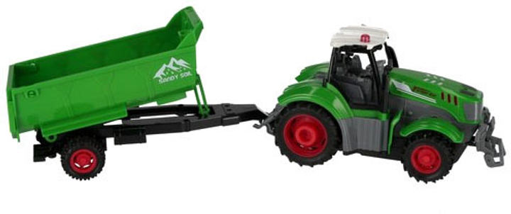 Traktor zdalnie sterowany Euro-Trade z przyczepą 542685 (5905523665130) - obraz 6