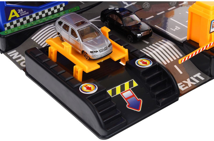 Zestaw Nobo Kids Parking garaż samochodowy wielopoziomowy z windą Helikopter + Autka CH-164544 (5904665409039) - obraz 5