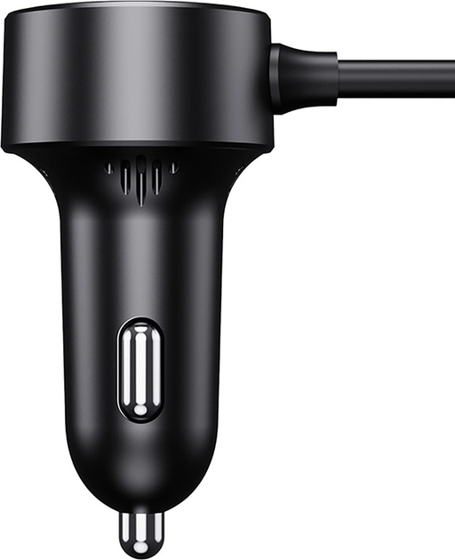 Adapter samochodowy Baseus High Efficiency Pro USB-A USB-C 30 W 2x gniazdo zapalniczki Black (6932172632243) - obraz 3