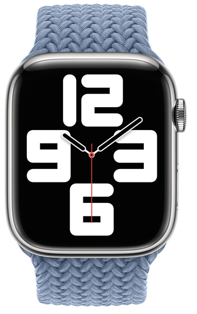 Pasek Apple Watch Braided Solo Loop 45mm Size 3 Slate Blue (APL_MQGT3) - obraz 5