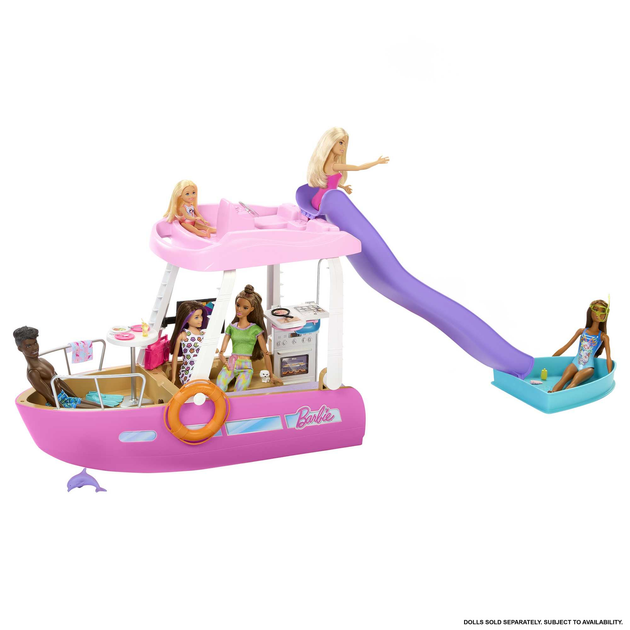 Ігровий набір Barbie Dream Boat корабель мрії для ляльок HJV37 (194735095100) - зображення 4