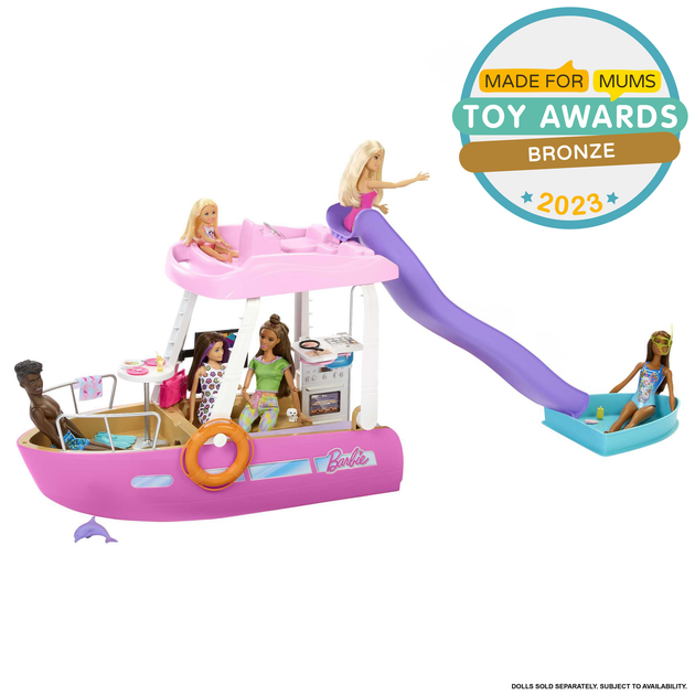 Ігровий набір Barbie Dream Boat корабель мрії для ляльок HJV37 (194735095100) - зображення 5