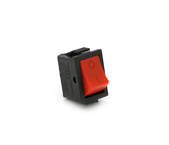 Перемикач ON-OFF KCD1-101, 250VAC - 5A, 2 контакти, Red, Q200 - Фото 1 Перемикач ON-OFF KCD1-101, 250VAC - 5A, 2 контакти, Red, Q200 - зображення 1