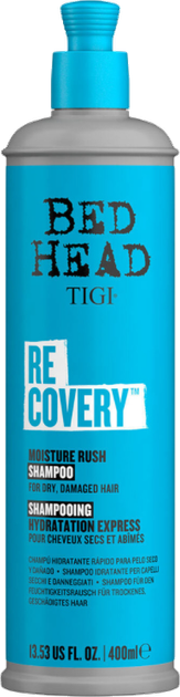 Зволожуючий шампунь TIGI Bed Head Recovery Shampoo для сухого та пошкодженого волосся 400 мл - Фото 1 Зволожуючий шампунь TIGI Bed Head Recovery Shampoo для сухого та пошкодженого волосся 400 мл - зображення 1