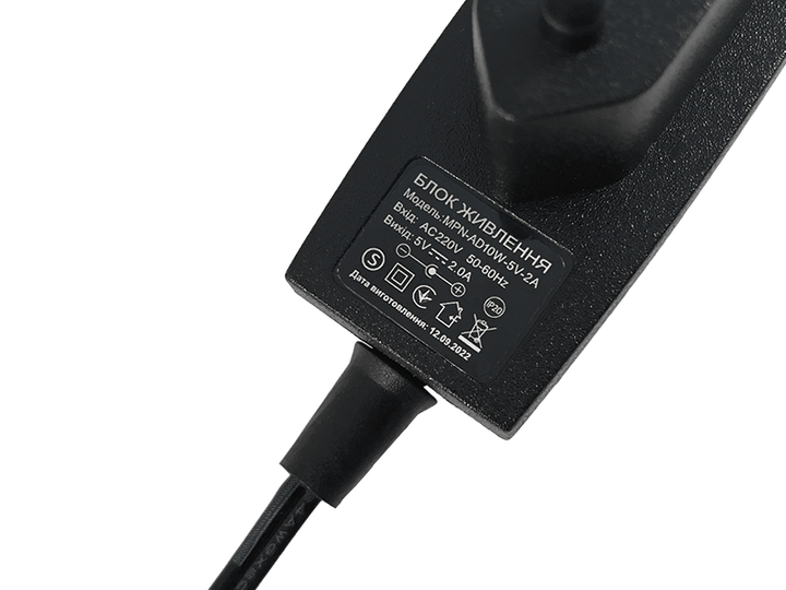 Блок живлення 10W-IP44 2А 5V розеточний MNP (1013306) - зображення 4