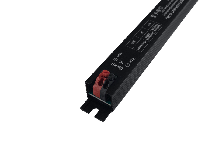 Блок живлення 24W IP20 2A-12V (з клемою) AVT SLIM PROF - зображення 3