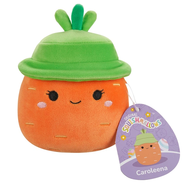 М'яка іграшка Squishmallows - Морквина Кароліна в капелюсі (13 cm) - Фото 7 М'яка іграшка Squishmallows - Морквина Кароліна в капелюсі (13 cm) - зображення 7