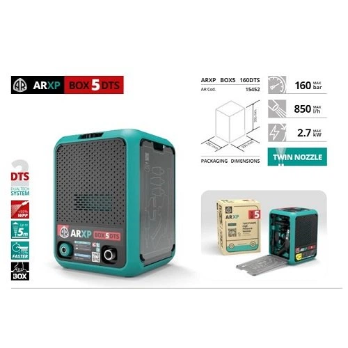 Мойка высокого давления ANNOVI REVERBERI XP BOX5 160DTS (15452) - изображение 2