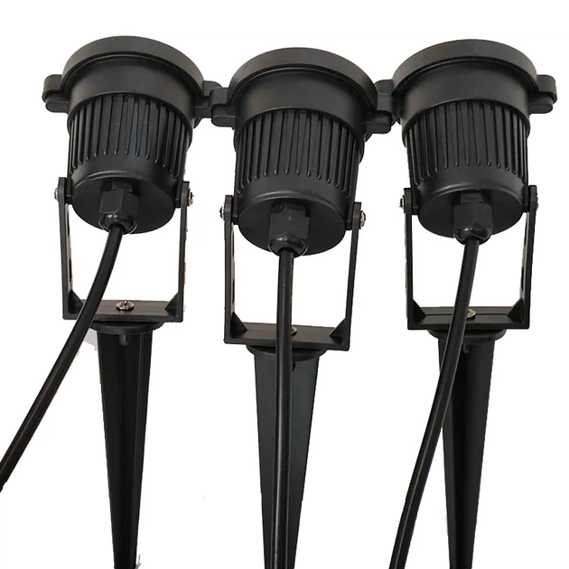 Світлодіодні садові ліхтарі для газонів ландшафтних доріжок LED 5W IP65 / 12В 3000К - зображення 8