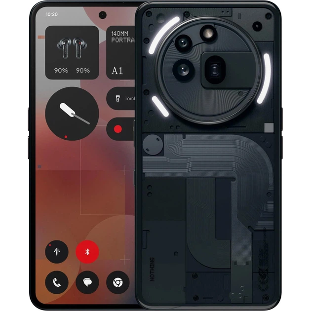 Смартфон Nothing Phone (3a) Pro 12/256GB Black [131534] – фото