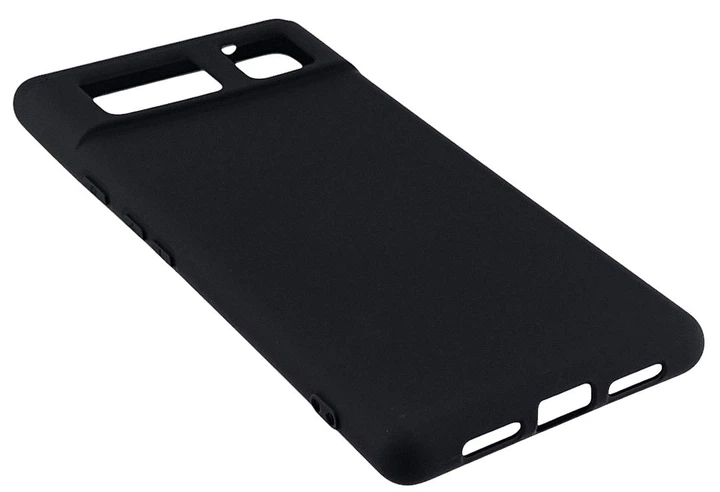 Чохол Silicone Case для Google Pixel 6 бампер із мікрофіброю чорний - Фото 4 Чохол Silicone Case для Google Pixel 6 бампер із мікрофіброю чорний - зображення 4