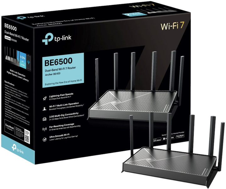 Router TP-LINK Archer BE400 (8885020624113) - obraz 4