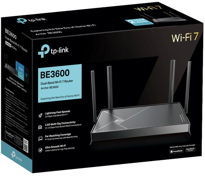 Router TP-LINK Archer BE3600 (8885020624786) - obraz 4