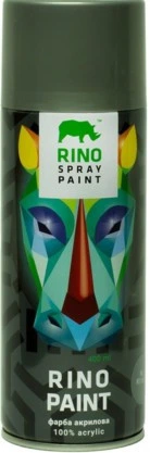 Краска аэрозольная Rino Paint Universal серая (RP-22) - Фото 1 Краска аэрозольная Rino Paint Universal серая (RP-22) - изображение 1