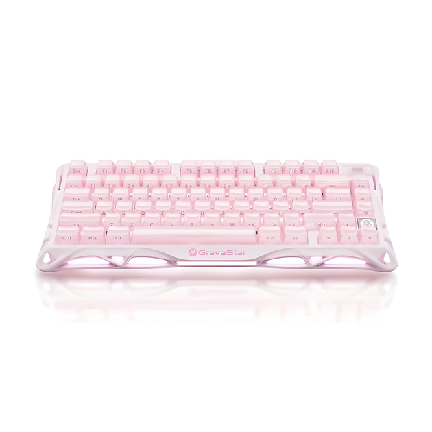 Клавіатура GRAVASTAR Mercury K1 Special Edition із комбінованим підключенням - Sakura Pink - зображення 3