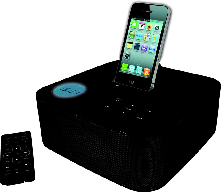 Док станция для iPod и iPhone с FM-радио пультом и динамиками Bigben ST01N - Фото 1 Док станция для iPod и iPhone с FM-радио пультом и динамиками Bigben ST01N - изображение 1