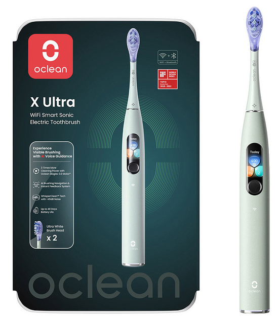 Электрическая зубная щетка Oclean X Ultra Green - изображение 1