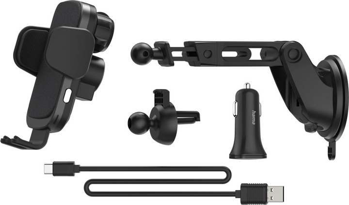 Автотримач Hama FC10 Motion Qi Car Charger (4047443488008) - зображення 3
