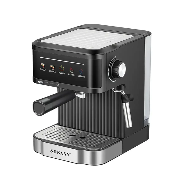 Кофемашина с капучинатором 1.8 л профессиональная Sokany электрическая SK-04025 - Фото 1 Кофемашина с капучинатором 1.8 л профессиональная Sokany электрическая SK-04025 - изображение 1