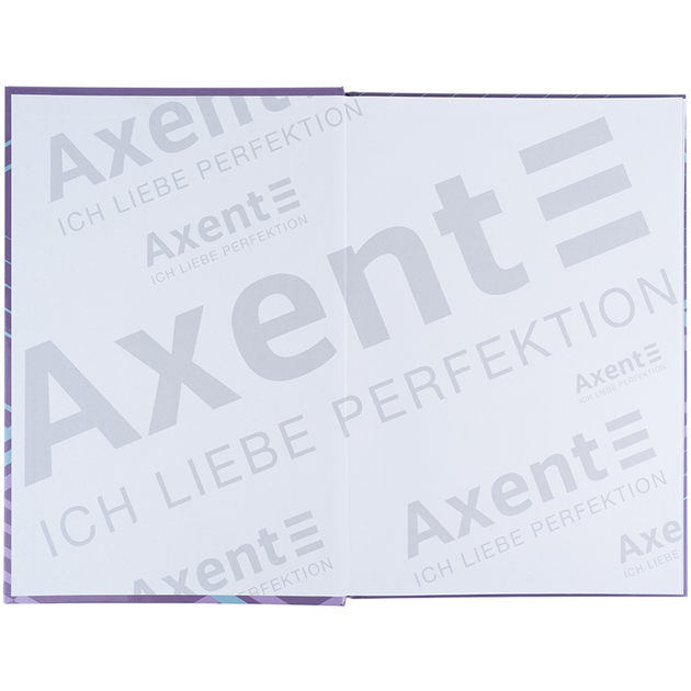 Книга записна Axent Lines А4, 96 аркушів, клітинка, фіолетова 8422-583-A 4063276250674 - изображение 2
