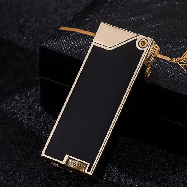 Зажигалка бензиновая Zorro Z666 Business Black в подарочной