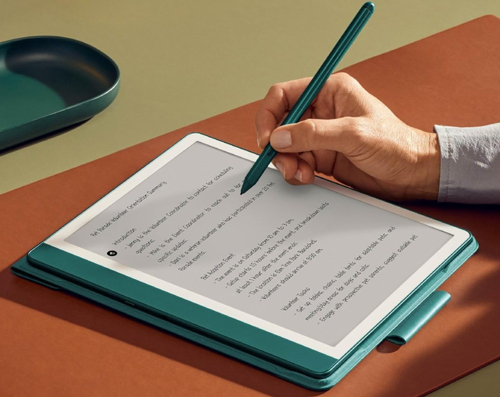 Електронна книга Amazon Kindle Scribe 64GB Premium Pen Jade (B0CZB9Z477) - зображення 3