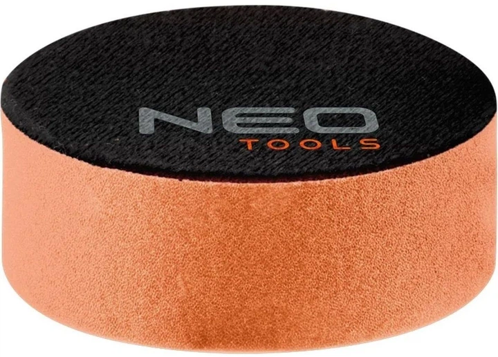 Диск полірувальний Neo Tools, губка середня, на липучці, 80x25мм - Фото 2 Диск полірувальний Neo Tools, губка середня, на липучці, 80x25мм - изображение 2