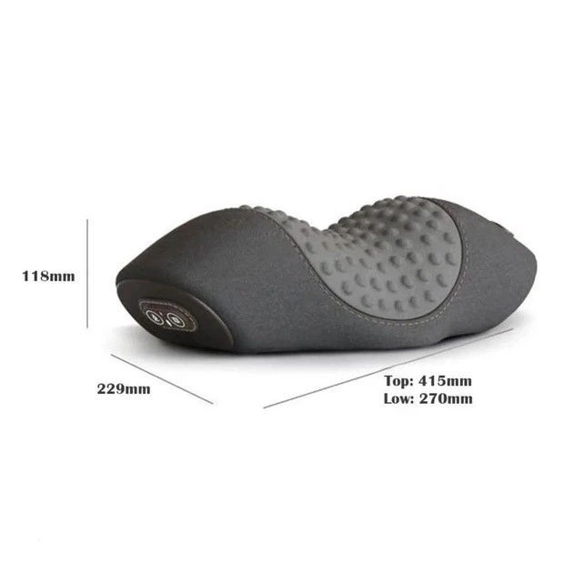 Массажная подушка PILLOW LY-344 для шеи 3 режима ортопедическая Grey - изображение 7