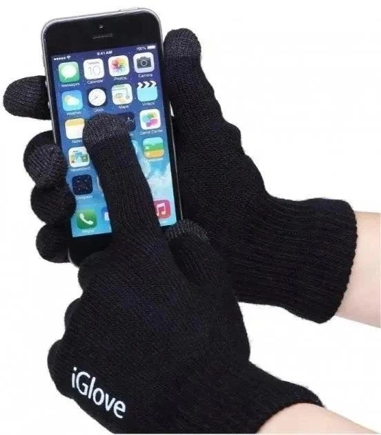 Рукавички для сенсорних екранів Glove Touch Чорні - Фото 4 Рукавички для сенсорних екранів Glove Touch Чорні - зображення 4