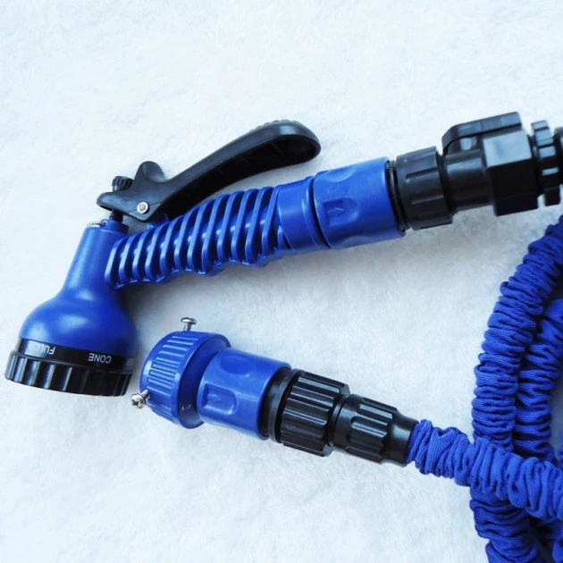 Усиленный садовый шланг для полива с распылителем XHose 60м Magic Hose - изображение 3