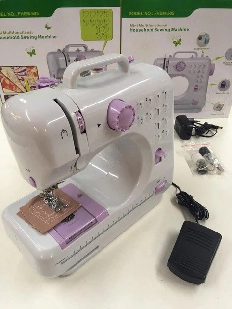 Швейная машинка Автоматическая SEWING MACHINE FHSM-505 12 функций 2 режима работы с подсветкой - изображение 10