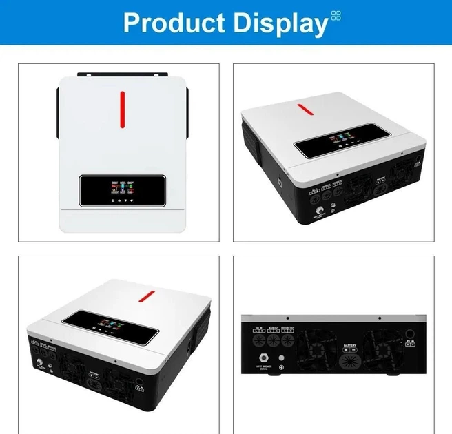 Гибридный инвертор Daxtromn AGH-6.2KW 48В 120А WiFi Солнечный инвертор чистой синусоиды 6200 Вт - Фото 6 Гибридный инвертор Daxtromn AGH-6.2KW 48В 120А WiFi Солнечный инвертор чистой синусоиды 6200 Вт - изображение 6