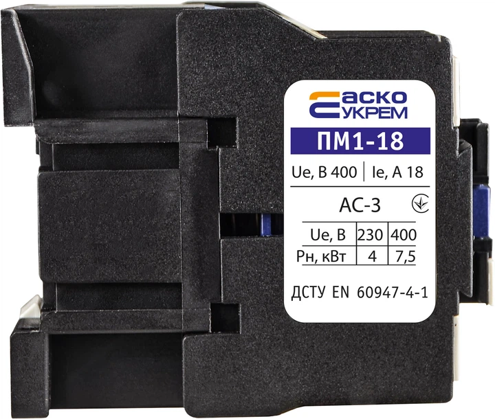 Пускатель ПМ 1-18-10 M7 230B (LC1-D1810) АСКО (A0040010047) - Фото 2 Пускатель ПМ 1-18-10 M7 230B (LC1-D1810) АСКО (A0040010047) - изображение 2