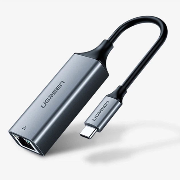 Перехідник Ugreen CM199 USB 3.1 Type-C - Ethernet RJ45 1000Mb Grey (UGR-50737) - зображення 2