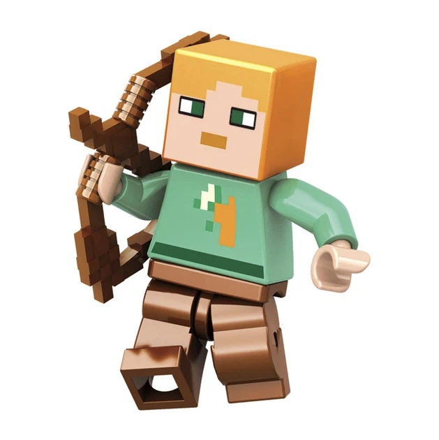 Конструктор Майнкрафт 205 деталей+персонажи, детский набор Minecraft My World Mineworld Набор персонажей SJ82006 - изображение 7