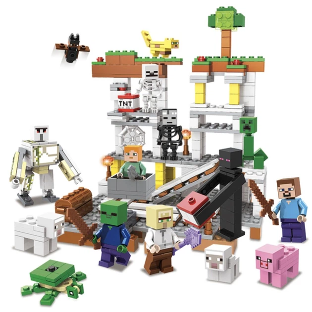 Конструктор Майнкрафт 474 деталей+персонажи, детский набор Minecraft My World Mineworld Строительство шахты SJ82001 - Фото 5 Конструктор Майнкрафт 474 деталей+персонажи, детский набор Minecraft My World Mineworld Строительство шахты SJ82001 - изображение 5