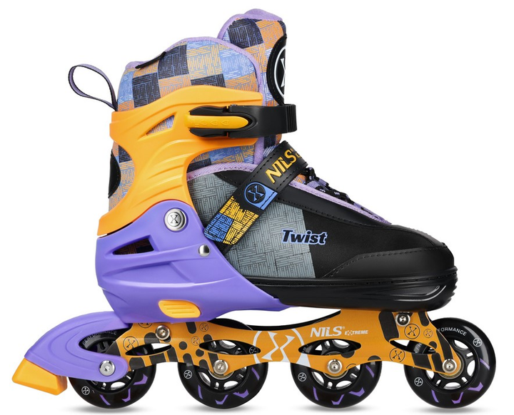 Rolki Nils Extreme Twist NA13810 31-34 S Żółte (5907695580334) - obraz 4