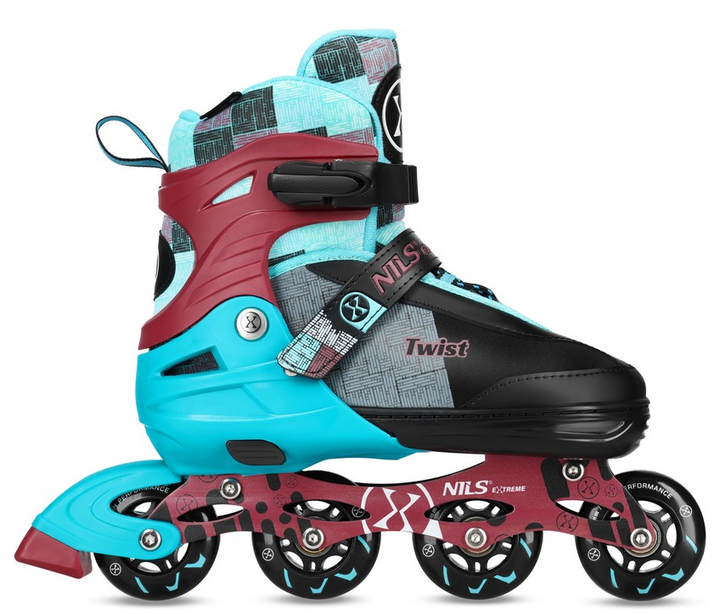 Rolki Nils Extreme Twist NA13810 31-34 S Niebieskie (5907695580365) - obraz 4