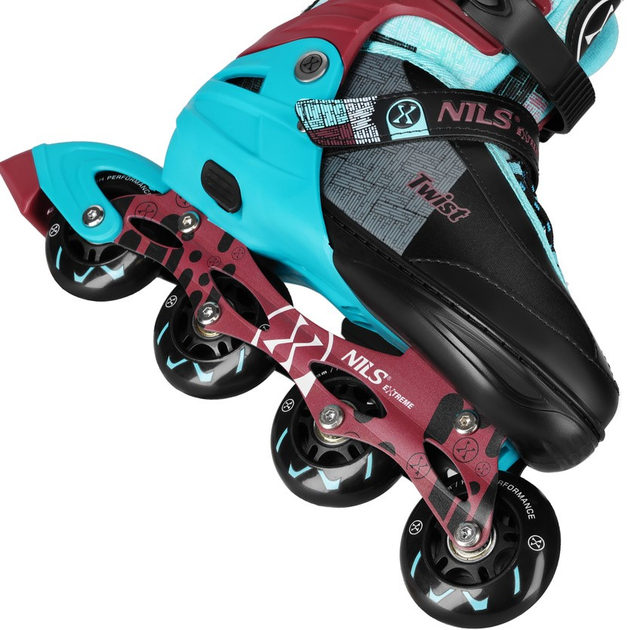 Rolki Nils Extreme Twist NA13810 39-42 L Niebieskie (5907695580389) - obraz 6