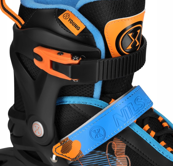 Rolki Nils Extreme Cosmo NA13808 34-37 M Niebieskie (5907695580280) - obraz 5