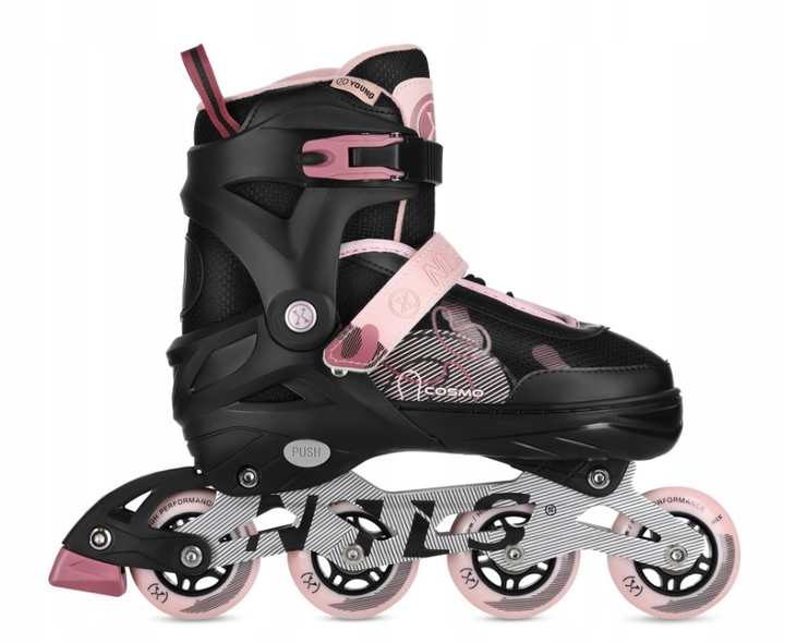 Rolki Nils Extreme Cosmo NA13808 34-37 M Różowy (5907695580310) - obraz 4