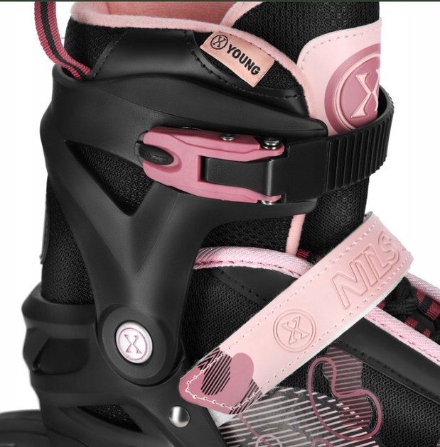 Rolki Nils Extreme Cosmo NA13808 34-37 M Różowy (5907695580310) - obraz 5