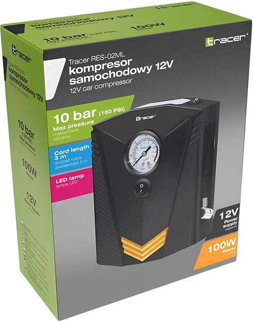 Автомобільний компресор Tracer RES-02ML (TRAKOM47149) - зображення 5