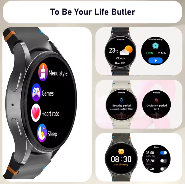 Розумний смарт годинник HiWatch 7 Ultra з GPS-трекером для спорту та трекінгу/ чорні/ 2 ремінець у подарунок - зображення 3