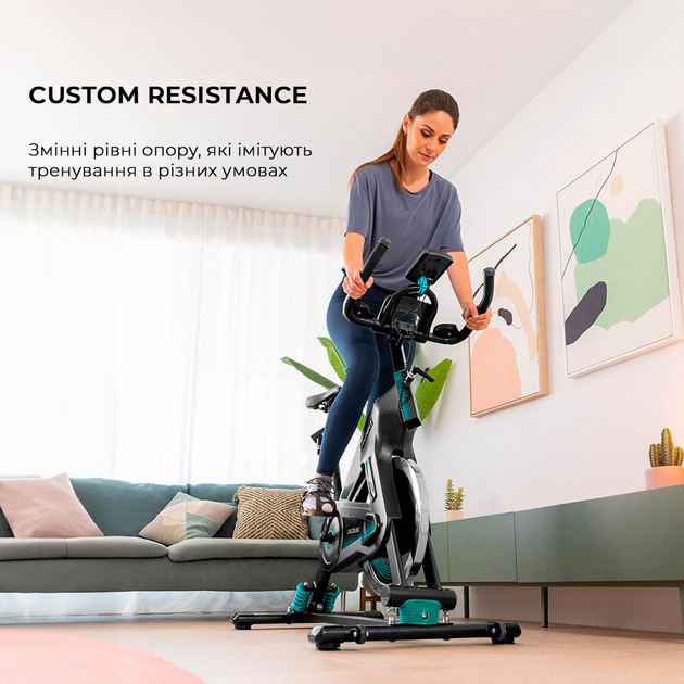 Велотренажер Cecotec DrumFit Indoor 23000 Kosmos Pro UltraFlex Bicicleta (CCTC-07077) - зображення 9