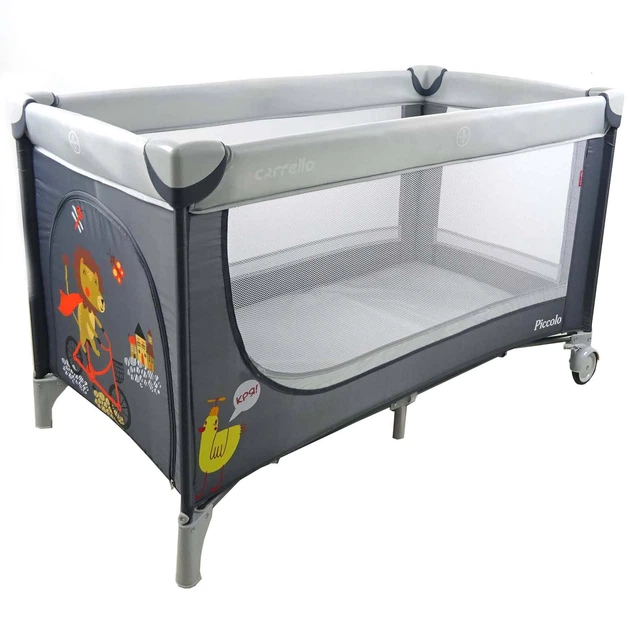 Манеж Carrello Piccolo CRL-7303 Grey - Фото 1 Манеж Carrello Piccolo CRL-7303 Grey - зображення 1