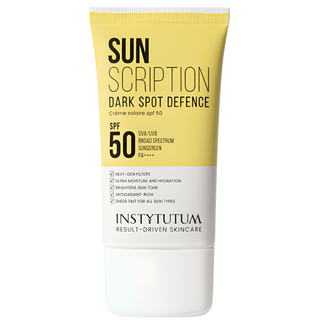 Сонцезахисний крем для обличчя Instytutum Sunscription Dark Spot Defence SPF50 50 мл - Фото 1 Сонцезахисний крем для обличчя Instytutum Sunscription Dark Spot Defence SPF50 50 мл - зображення 1